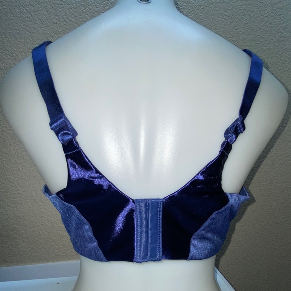 * Vanity fair 40D t shirt bra underwire padded bra royal blue - Picture 7 of 7